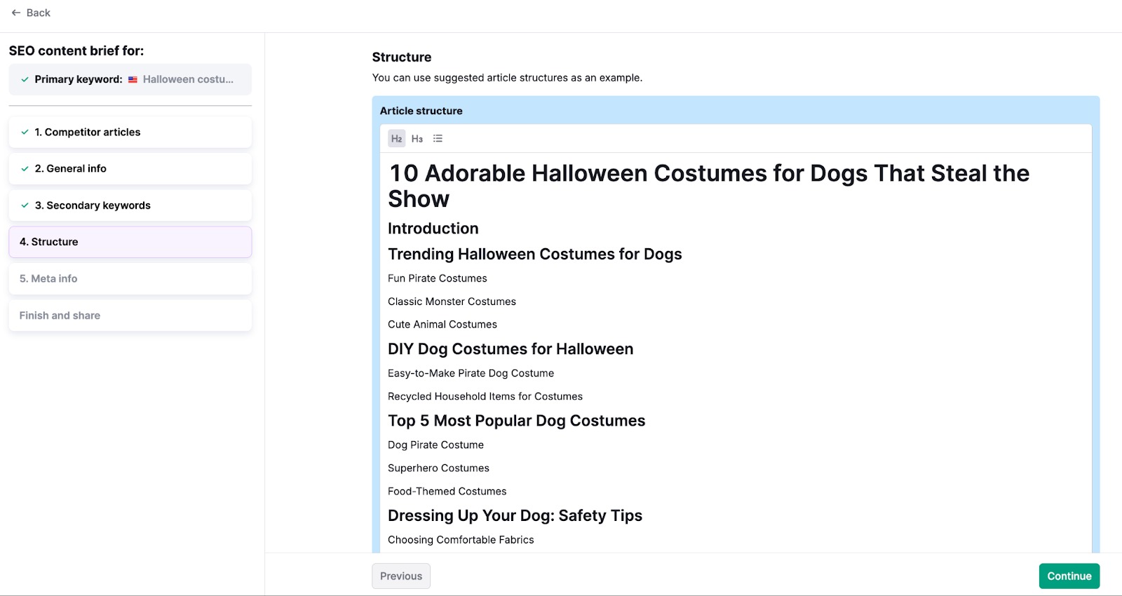 SEO Brief Generator image 7